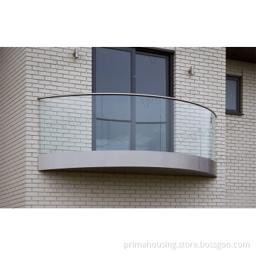 Stainless Steel Round Glass Balcony Railing with Best Price